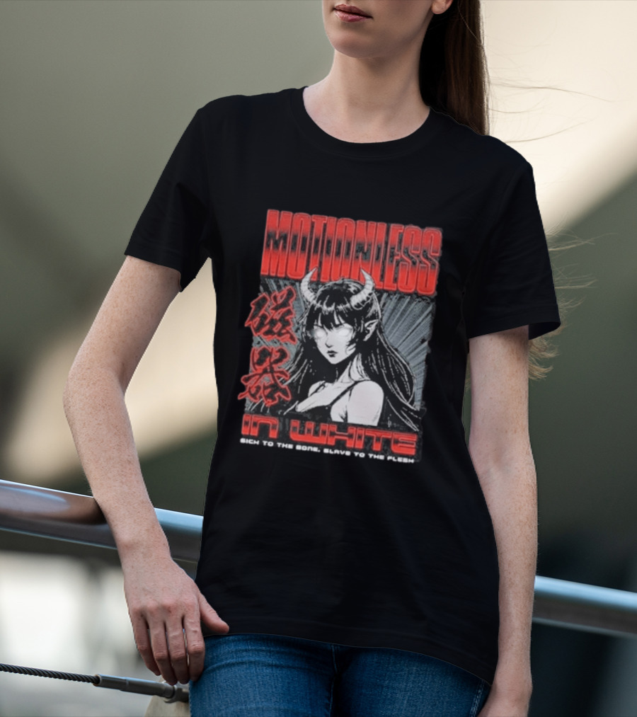 Motionless In White Rich To The Bone Slave To The Flesh Tour 2026 T-Shirt