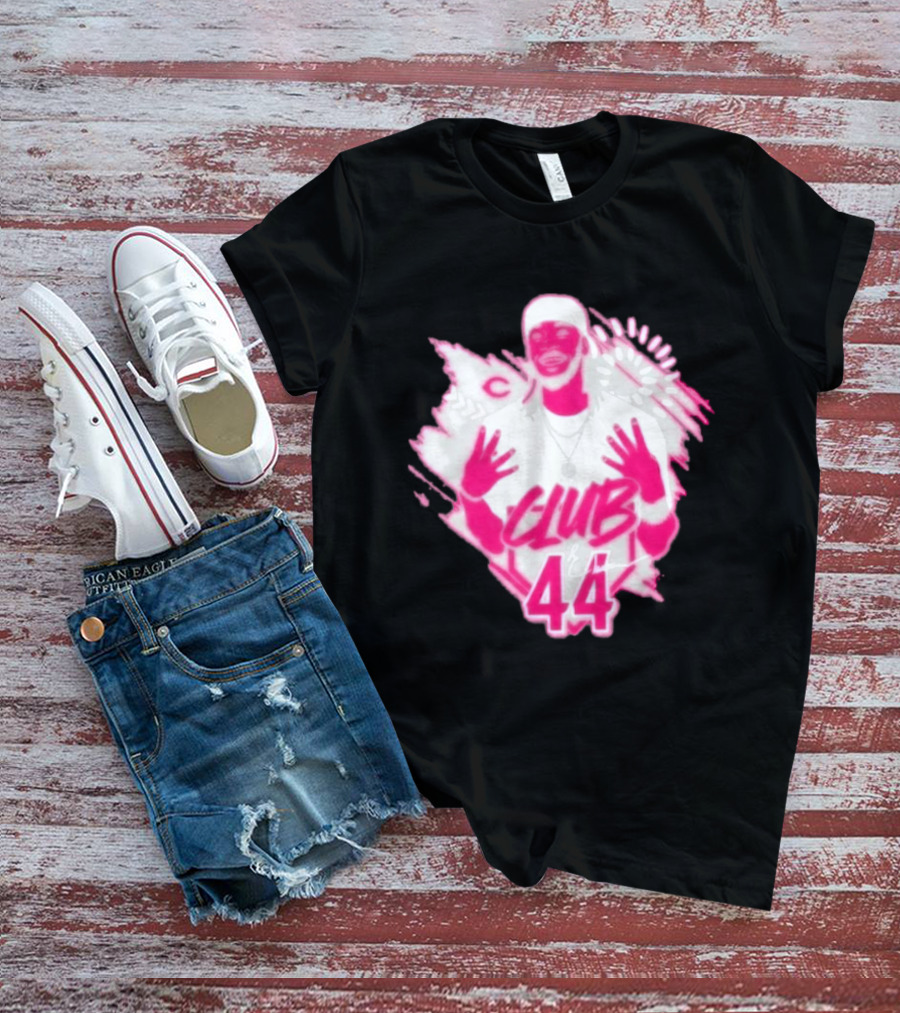 Elly De La Cruz Club 44 Pink Cincinnati Baseball T-Shirt
