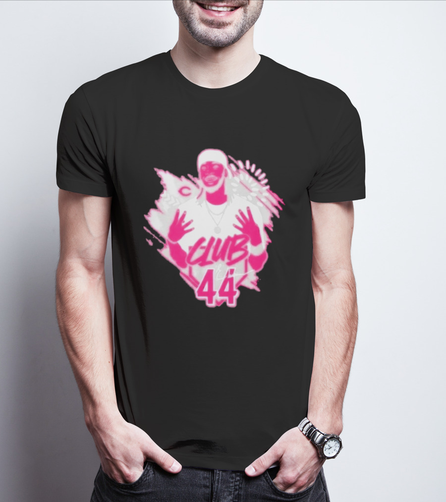 Elly De La Cruz Club 44 Pink Cincinnati Baseball T-Shirt