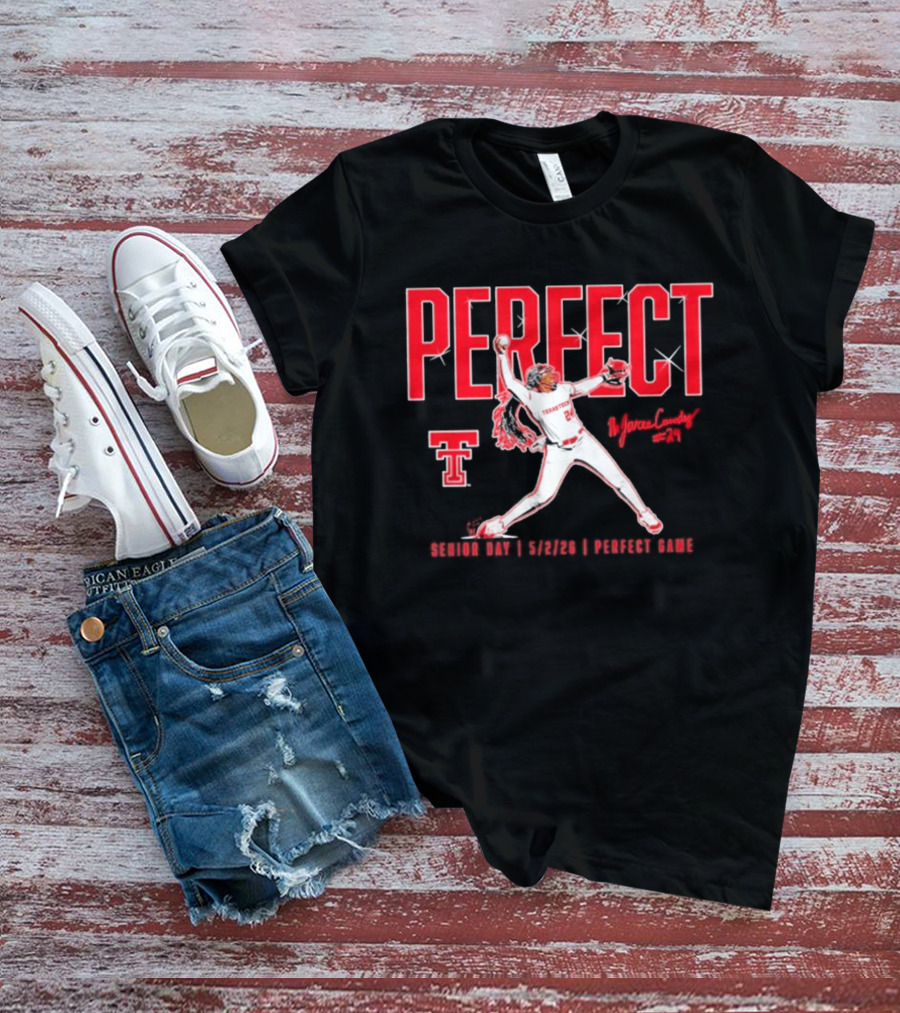 Texas Tech Softball Senior Day Lubbock Perfect Game NiJaree Canady T-Shirt