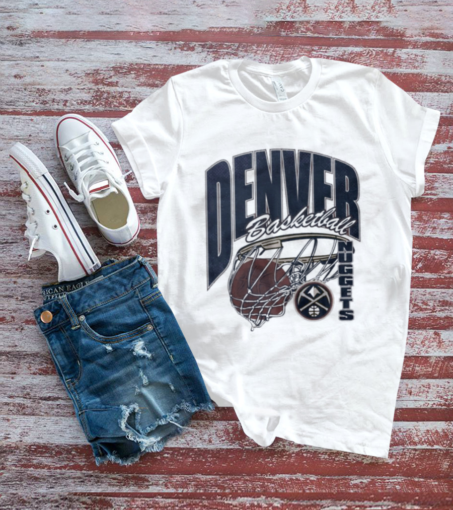 Denver Basketball 2026 Nuggets Script Swish T-Shirt