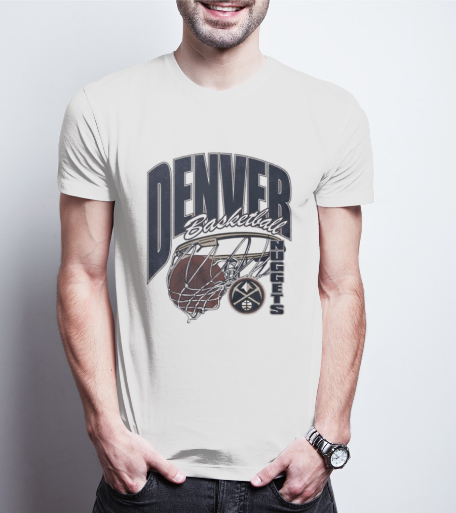 Denver Basketball 2026 Nuggets Script Swish T-Shirt