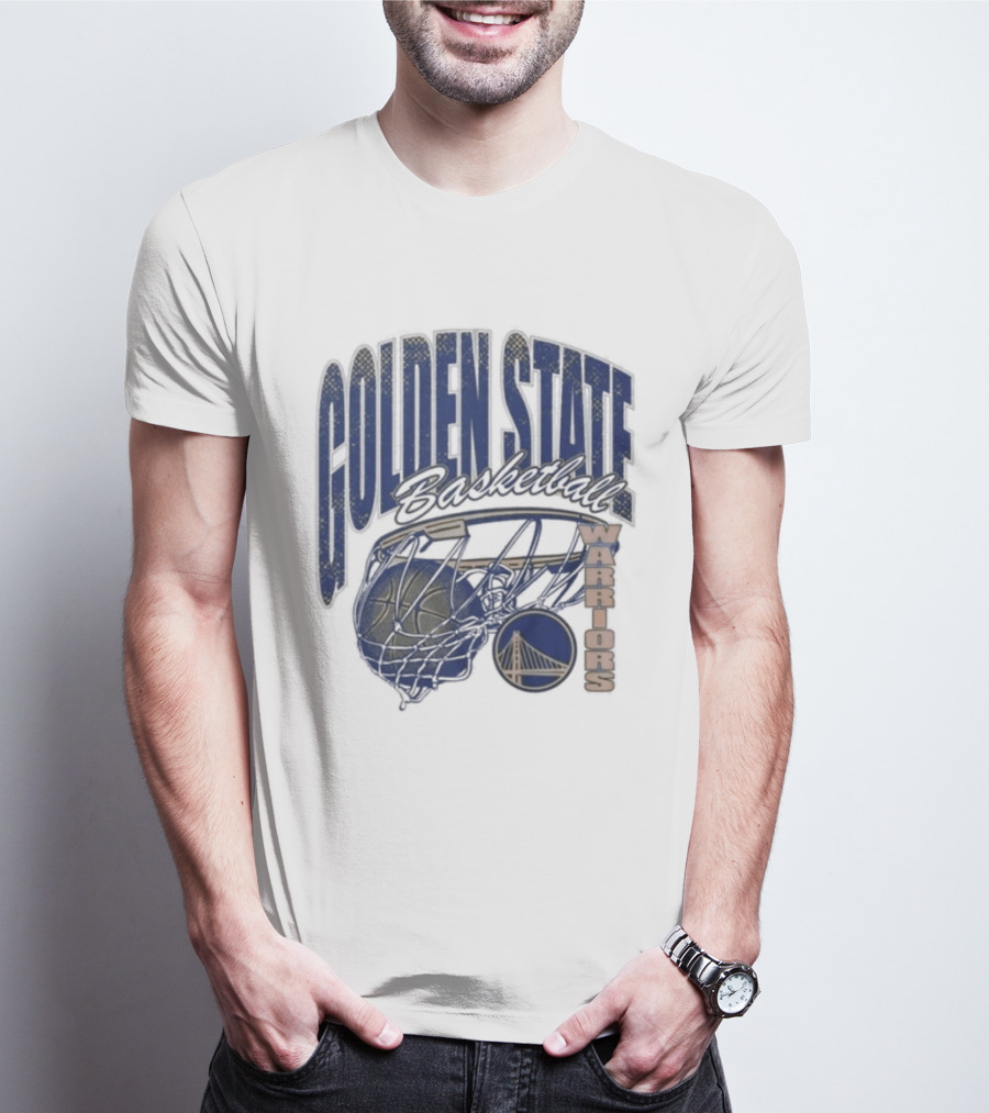 Golden State Warriors 2026 Script Swish Basketball T-Shirt