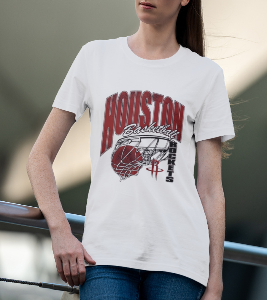 Houston Rockets Basketball Swish 2026 T-Shirt
