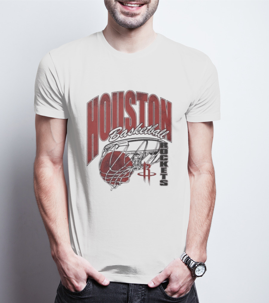 Houston Rockets Basketball Swish 2026 T-Shirt