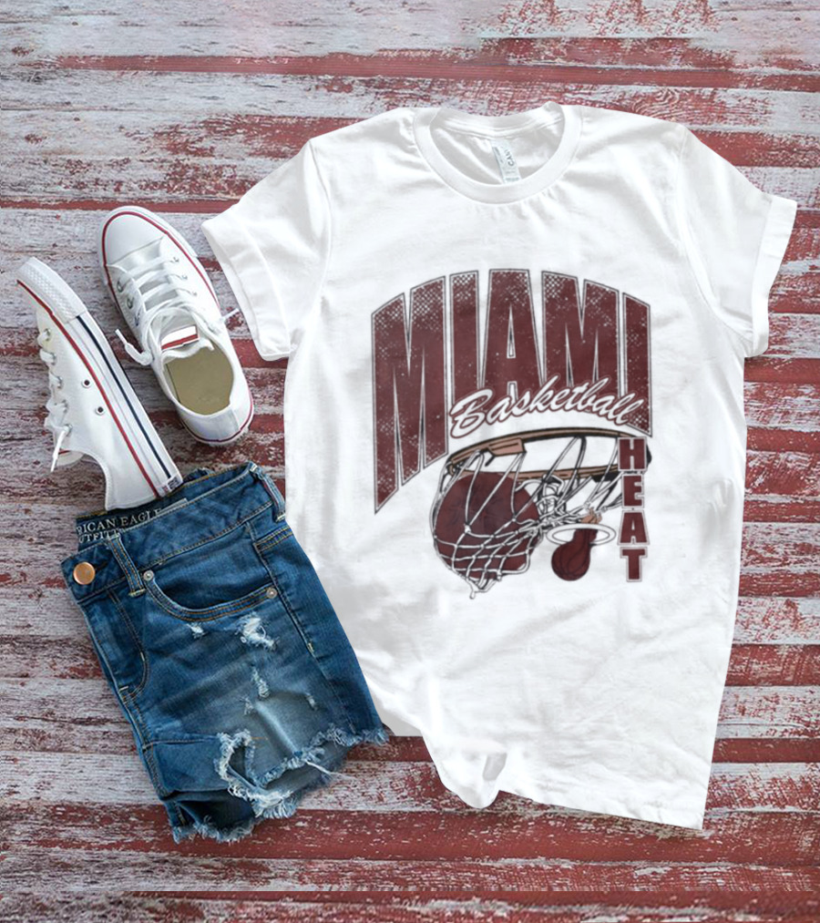Miami Basketball Swish 2026 Hoop Dunk T-Shirt