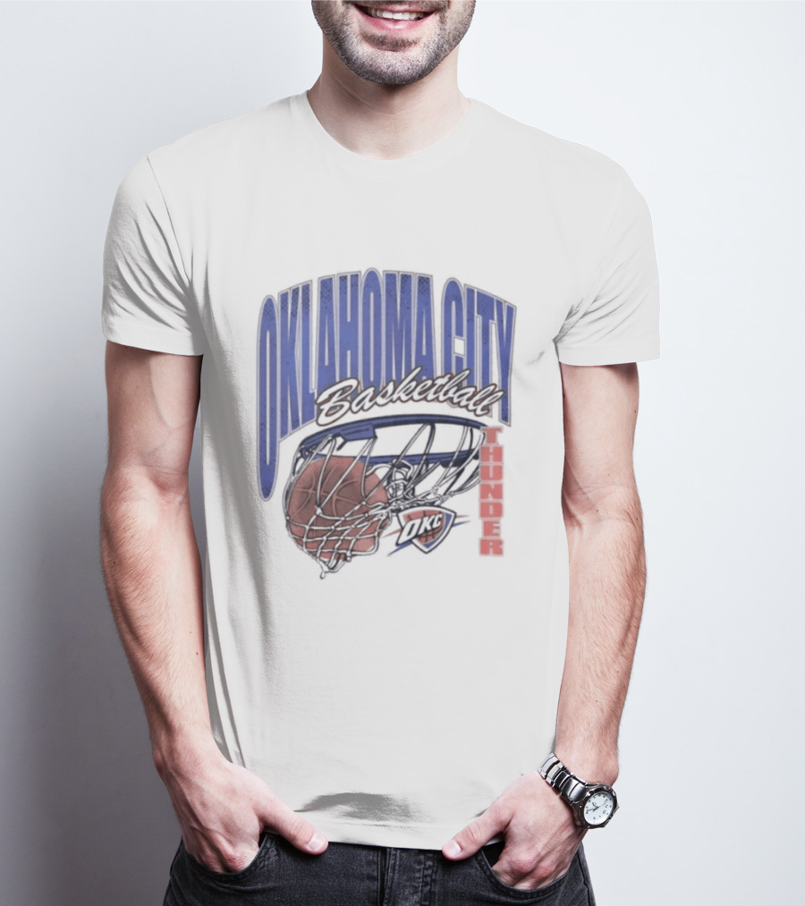 Oklahoma City Basketball Swish 2026 T-Shirt