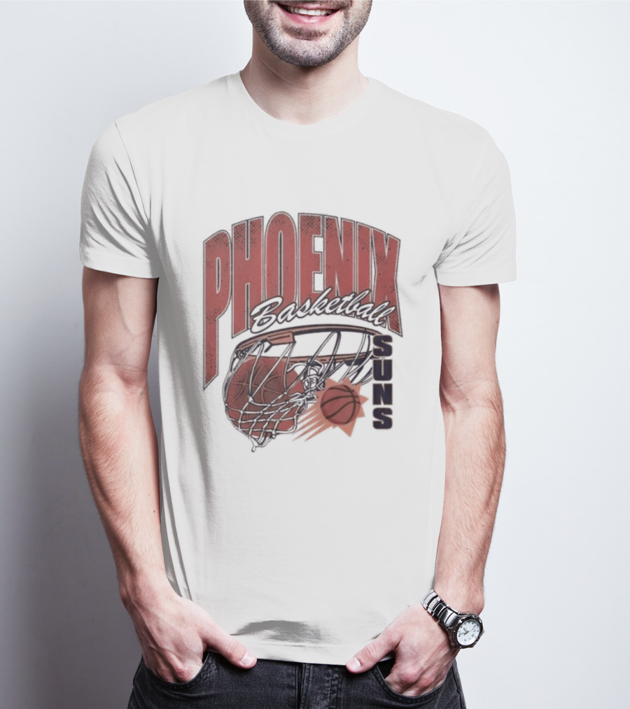 Phoenix Suns Basketball 2026 Swish Script T-Shirt