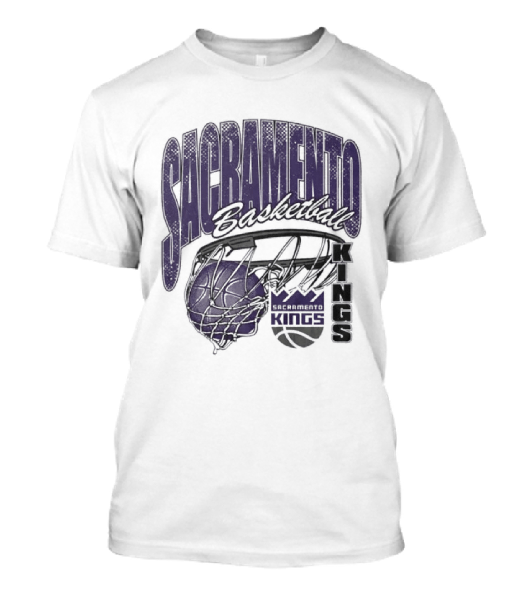 Sacramento Kings Basketball Swish Script 2026 T-Shirt