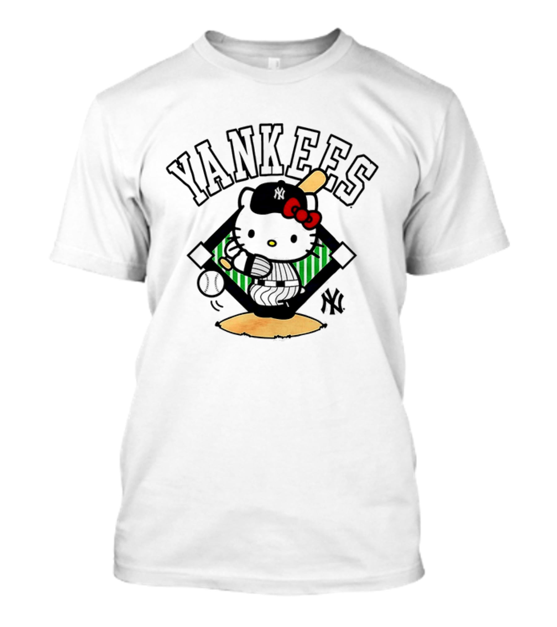 Hello Kitty Yankees Baseball Swing 2026 T-Shirt