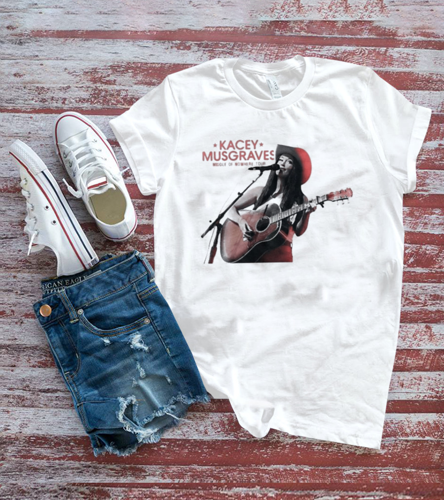Kacey Musgraves Middle Of Nowhere Tour 2026 Acoustic Performance Cowboy Hat T-Shirt