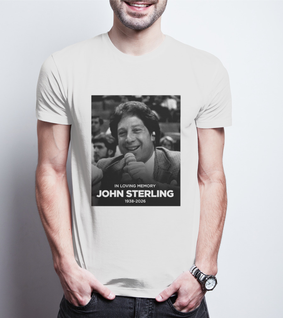 In Loving Memory Tribute To John Sterling 1938 2026 T-Shirt