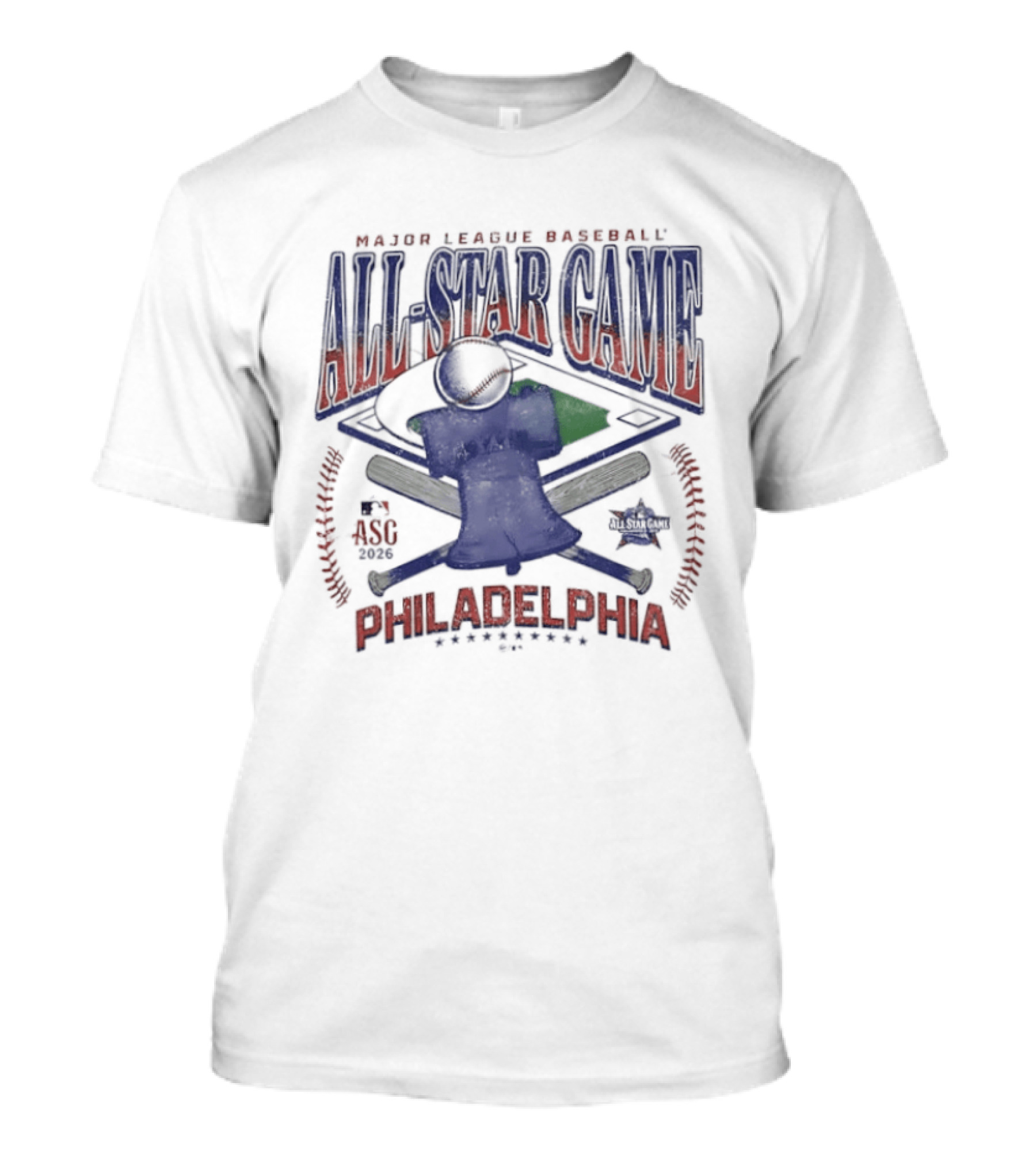 Philadelphia Phillies Major League Baseball 2026 All Star Game T-Shirt