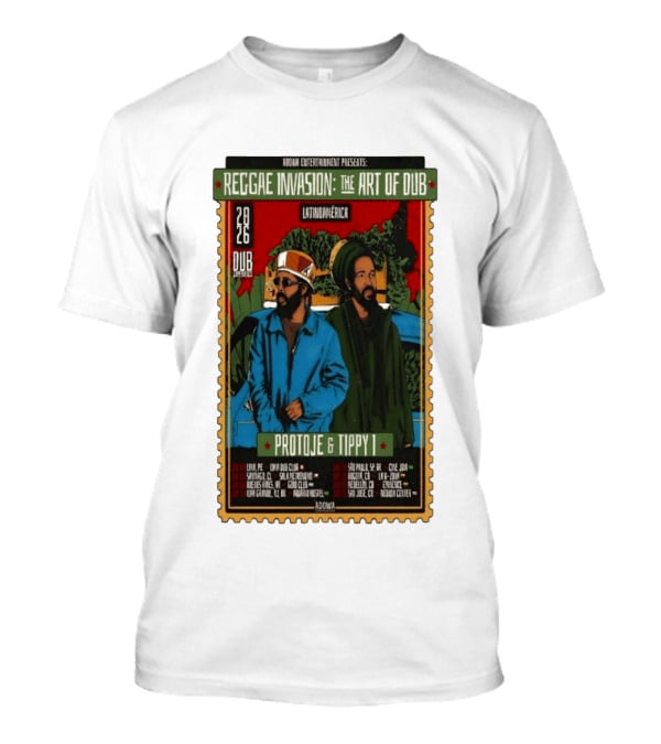 Reggae Invasion The Art Of Dub Protoje Tippy I 2026 Latin America Tour T-Shirt