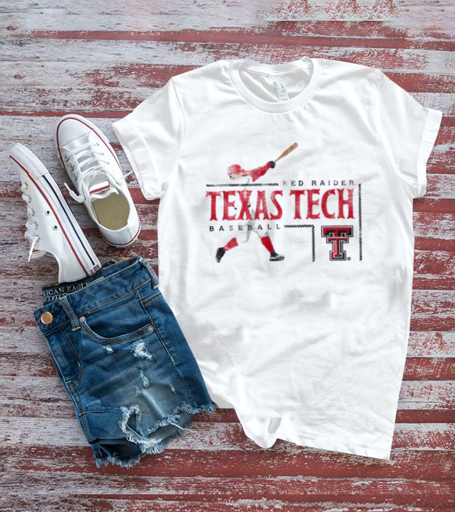 Texas Tech Red Raider Baseball Batter Up TTU T-Shirt