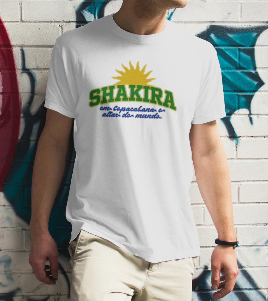 Shakira Em Copacabana E Além Do Mundo T-Shirt