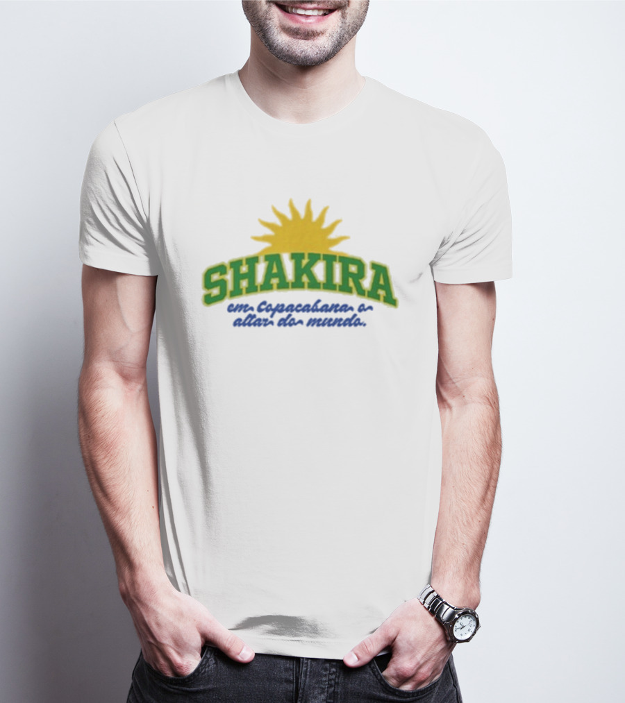 Shakira Em Copacabana E Além Do Mundo T-Shirt