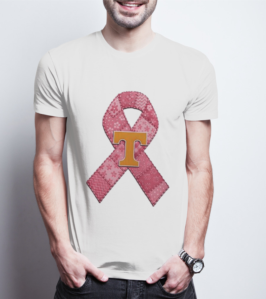Tennessee Volunteers Pink Ribbon Breast Cancer Awareness T-Shirt