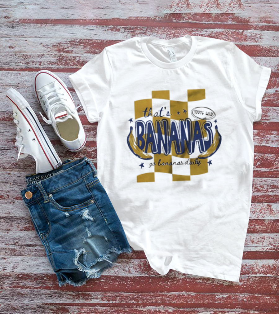That's Bananas 100% Wow Go Bananas Daily T-Shirt