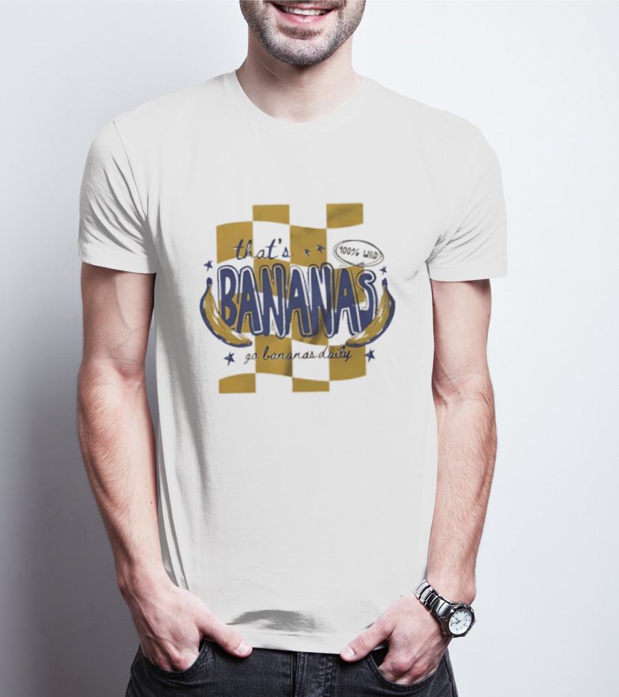 That's Bananas 100% Wow Go Bananas Daily T-Shirt