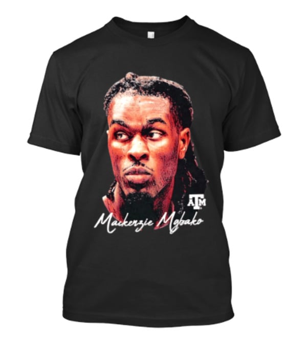 Texas A&M Aggies Mackenzie Mgbako NCAA Basketball Game Face T-Shirt