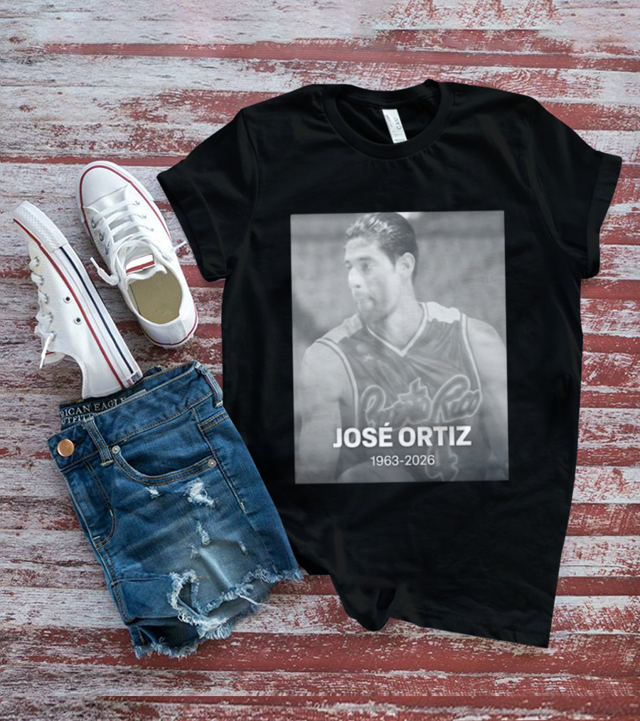 José Ortiz Puerto Rico Basketball 1963 2026 T-Shirt