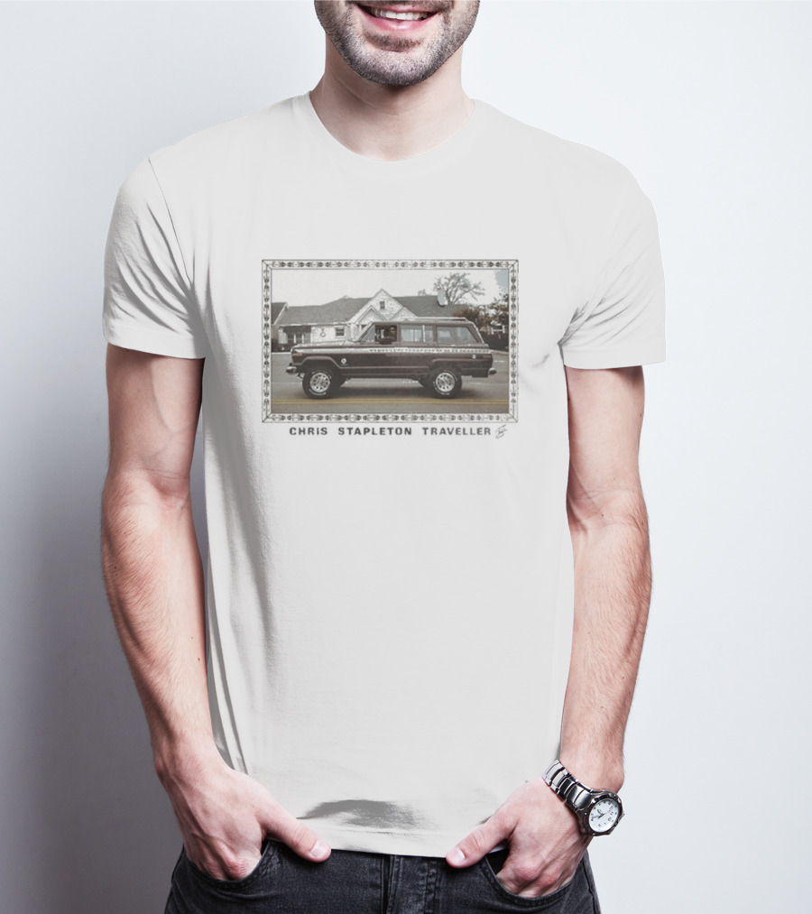 Chris Stapleton Traveller Jeep Vintage Photo T-Shirt
