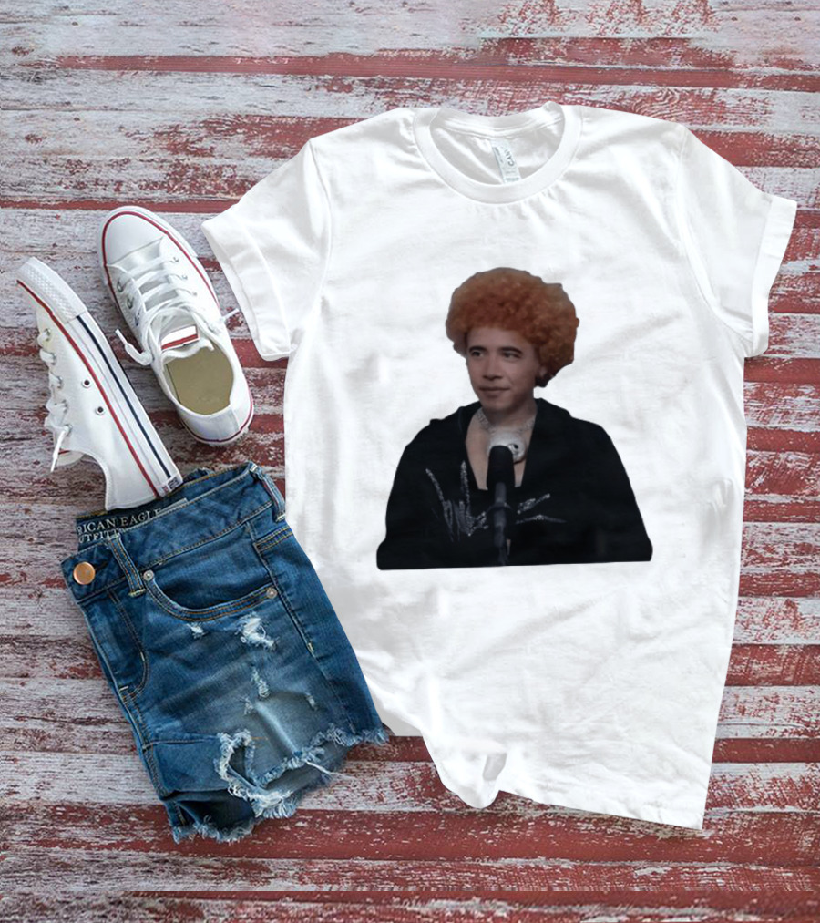 Obama Spice Meme Satirical Icon With Afro Wig T-Shirt