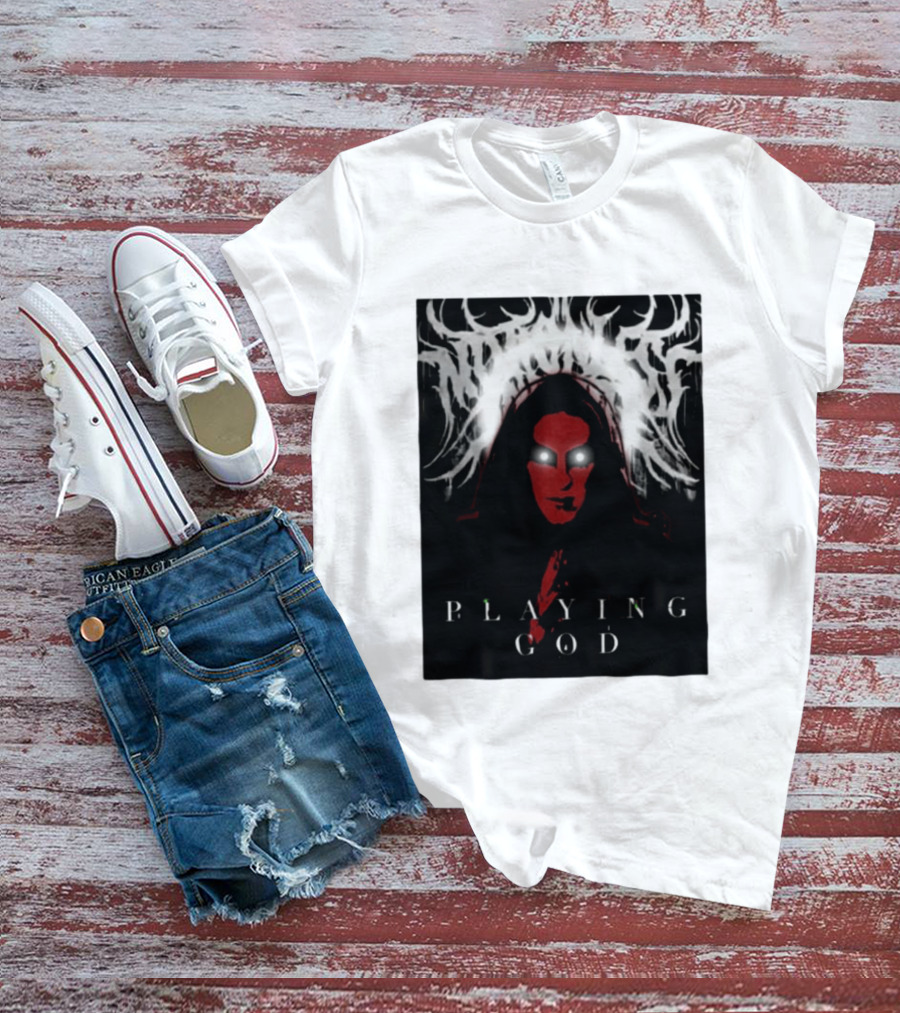 Notshiva Playing God Gothic Dark T-Shirt