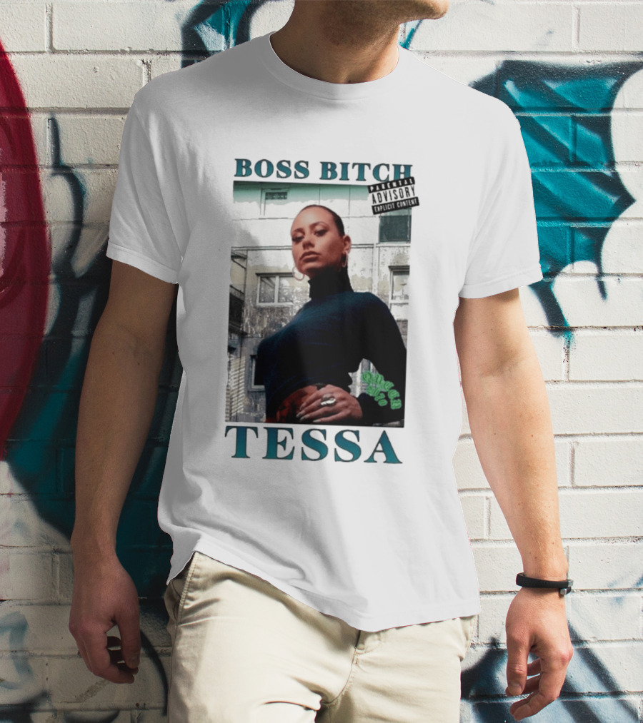 BOSS BITCH TESSA Explicit Content Warning T-Shirt