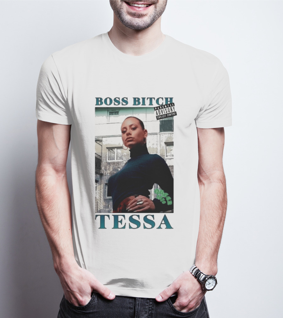 BOSS BITCH TESSA Explicit Content Warning T-Shirt