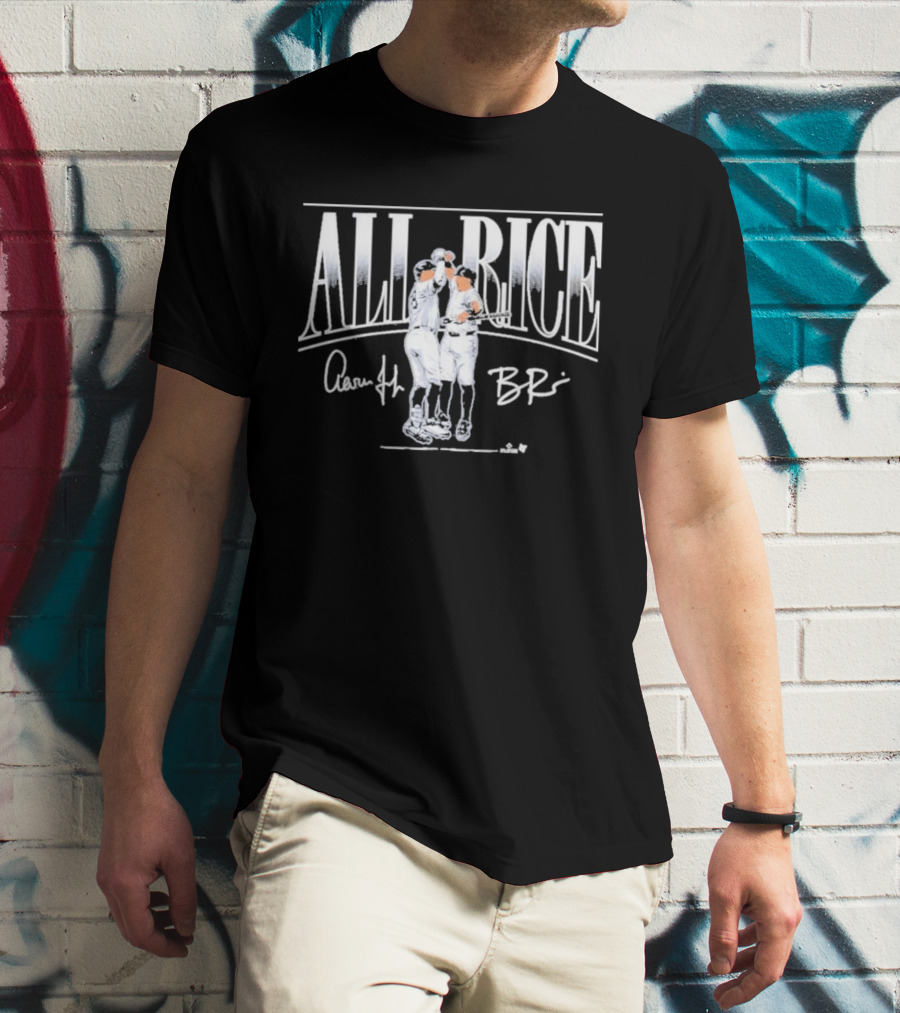 ALL RICE Aaron Judge Ben Rice Celebration T-Shirt