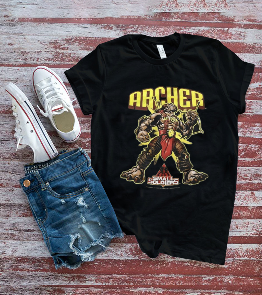Archer Action Figure Featuring Small Soldiers Movie T-Shirt