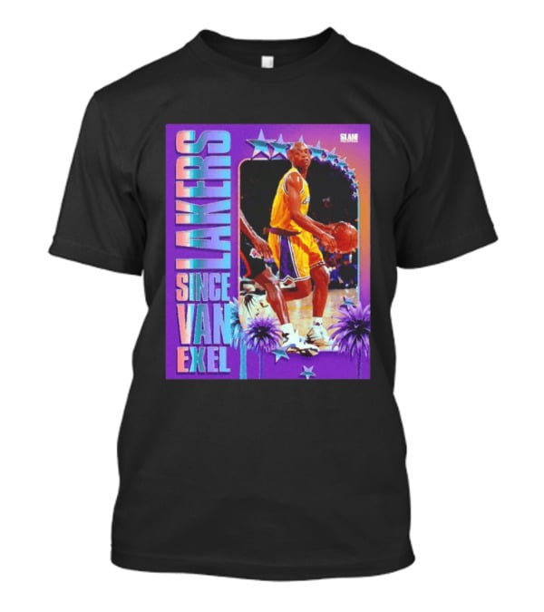 Lakers Since Van Exel SLAM Magazine Retro Basketball Legends T-Shirt