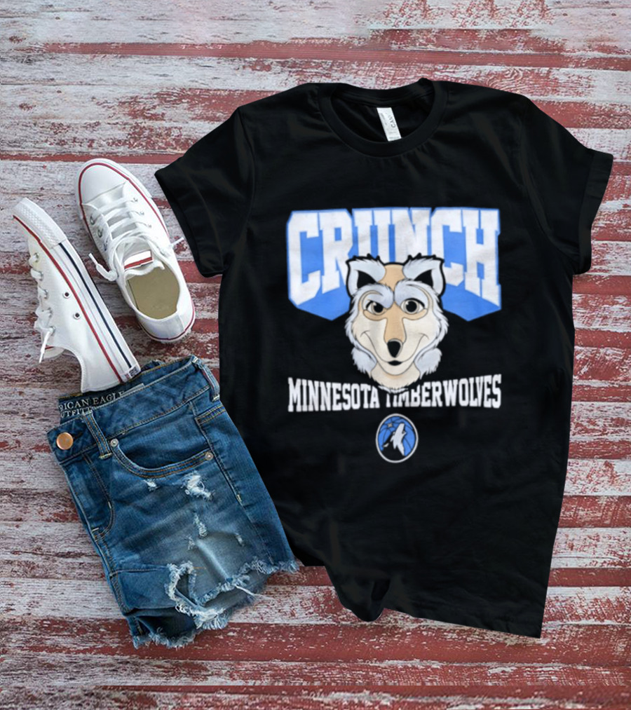 Minnesota Timberwolves Crunch The Wolf T-Shirt