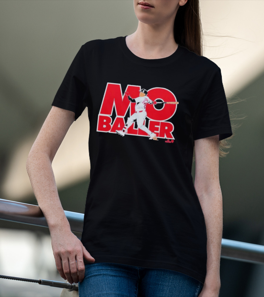 Moises Ballesteros Mo Baller Baseball Athlete Action T-Shirt