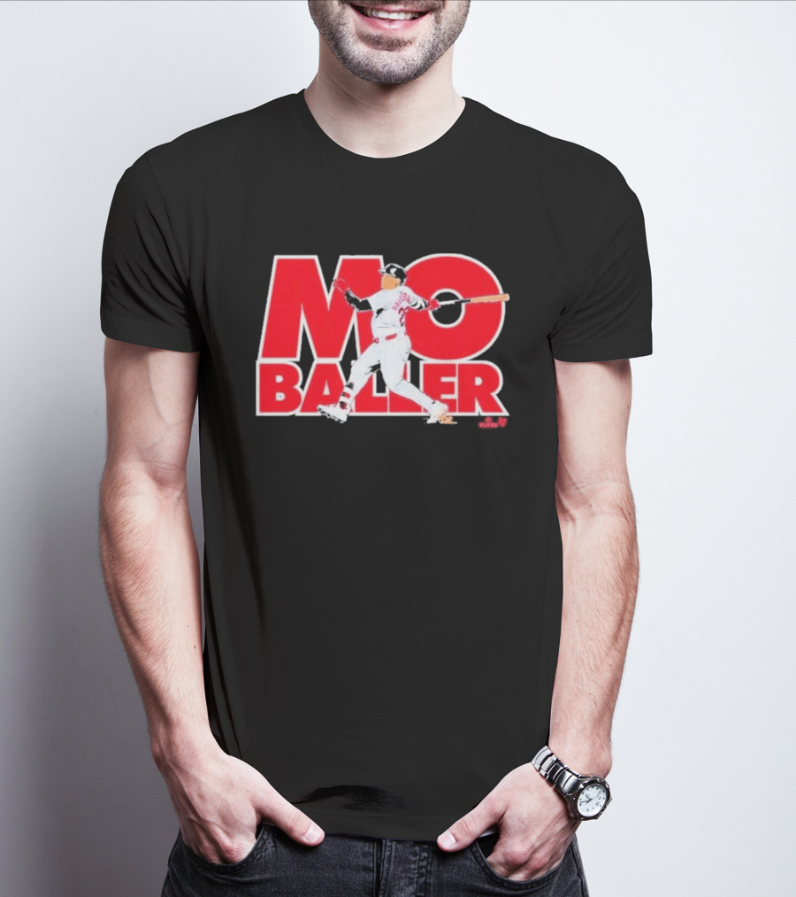 Moises Ballesteros Mo Baller Baseball Athlete Action T-Shirt