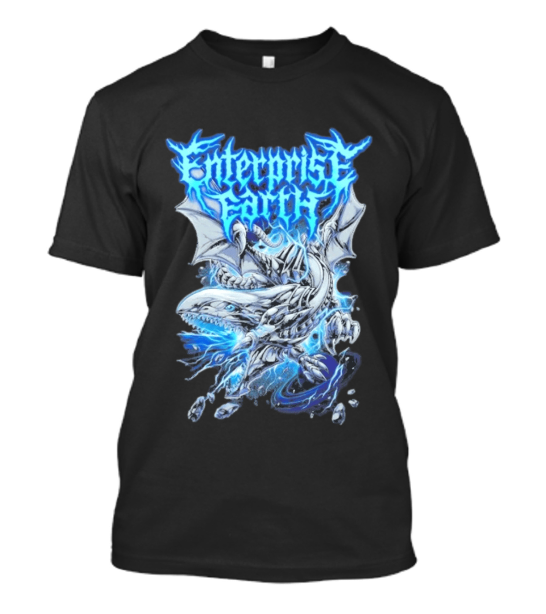 Enterprise Earth Blue Eyes White Dragon Fusion T-Shirt