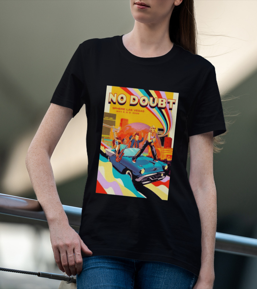 No Doubt Sphere Las Vegas May 6 9 2026 Vintage Road Trip Concert T-Shirt