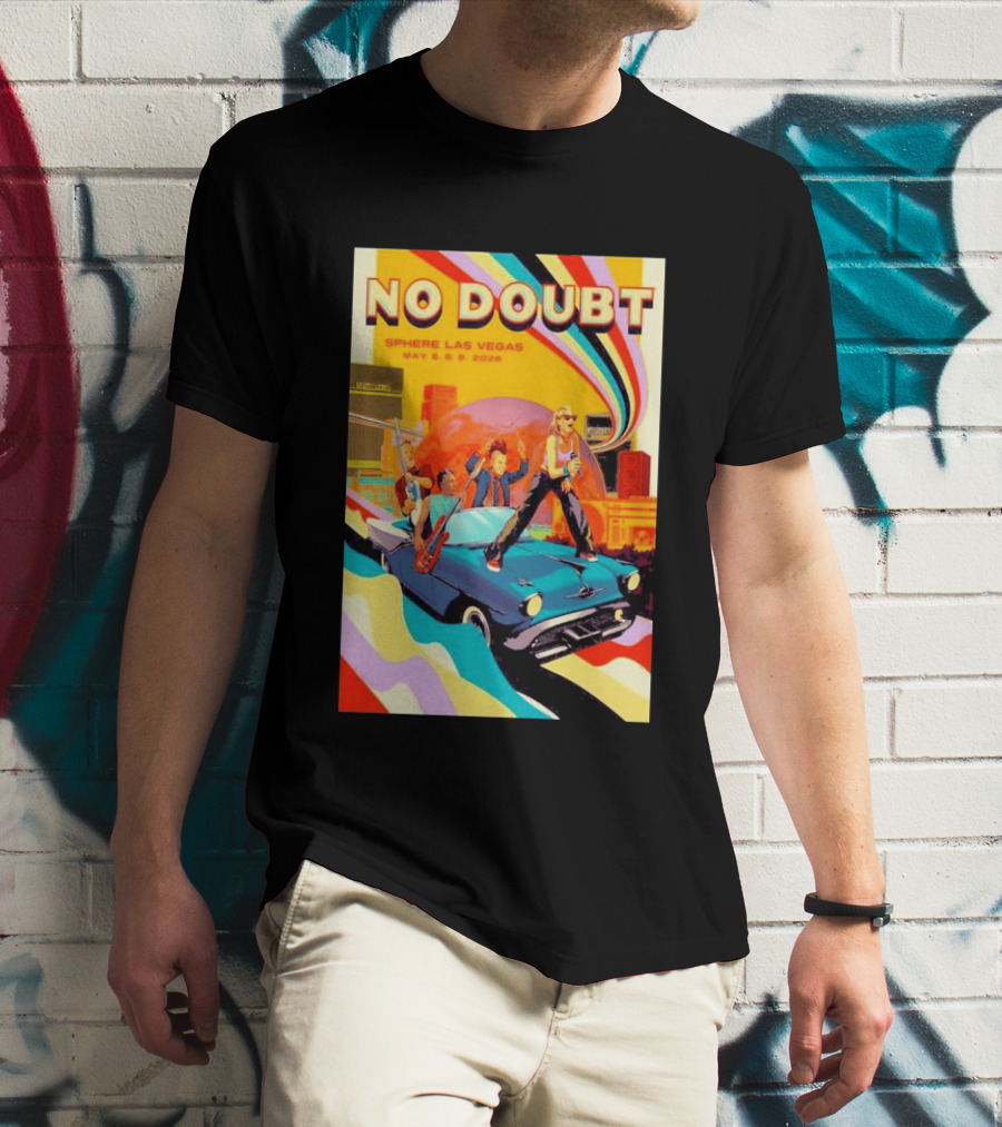 No Doubt Sphere Las Vegas May 6 9 2026 Vintage Road Trip Concert T-Shirt