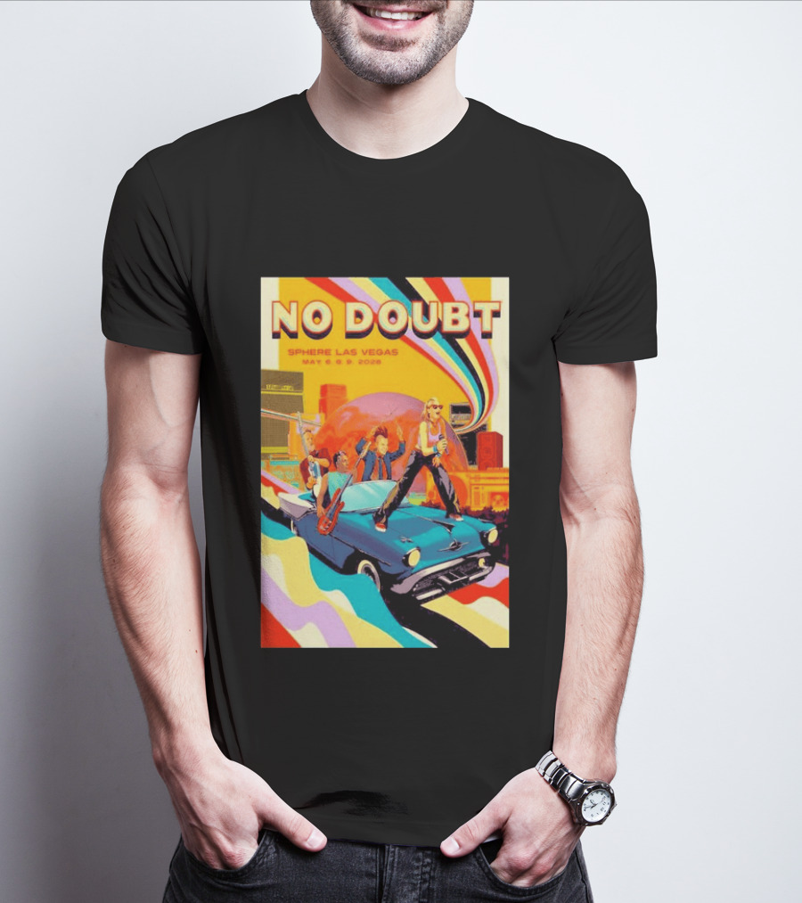 No Doubt Sphere Las Vegas May 6 9 2026 Vintage Road Trip Concert T-Shirt