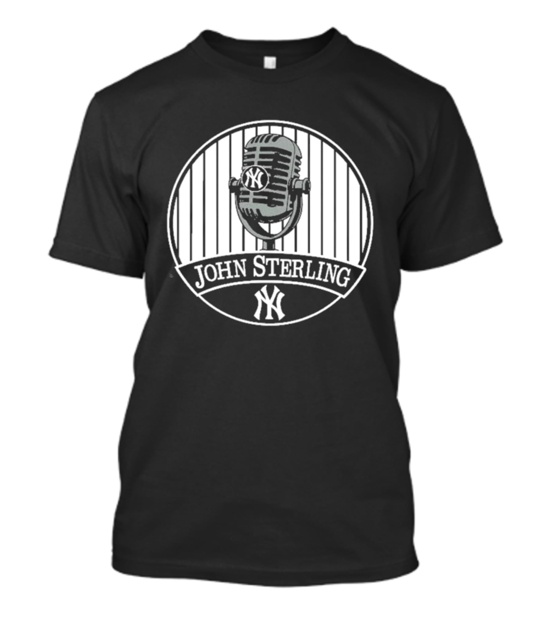 John Sterling Microphone New York Yankees Remembrance T-Shirt