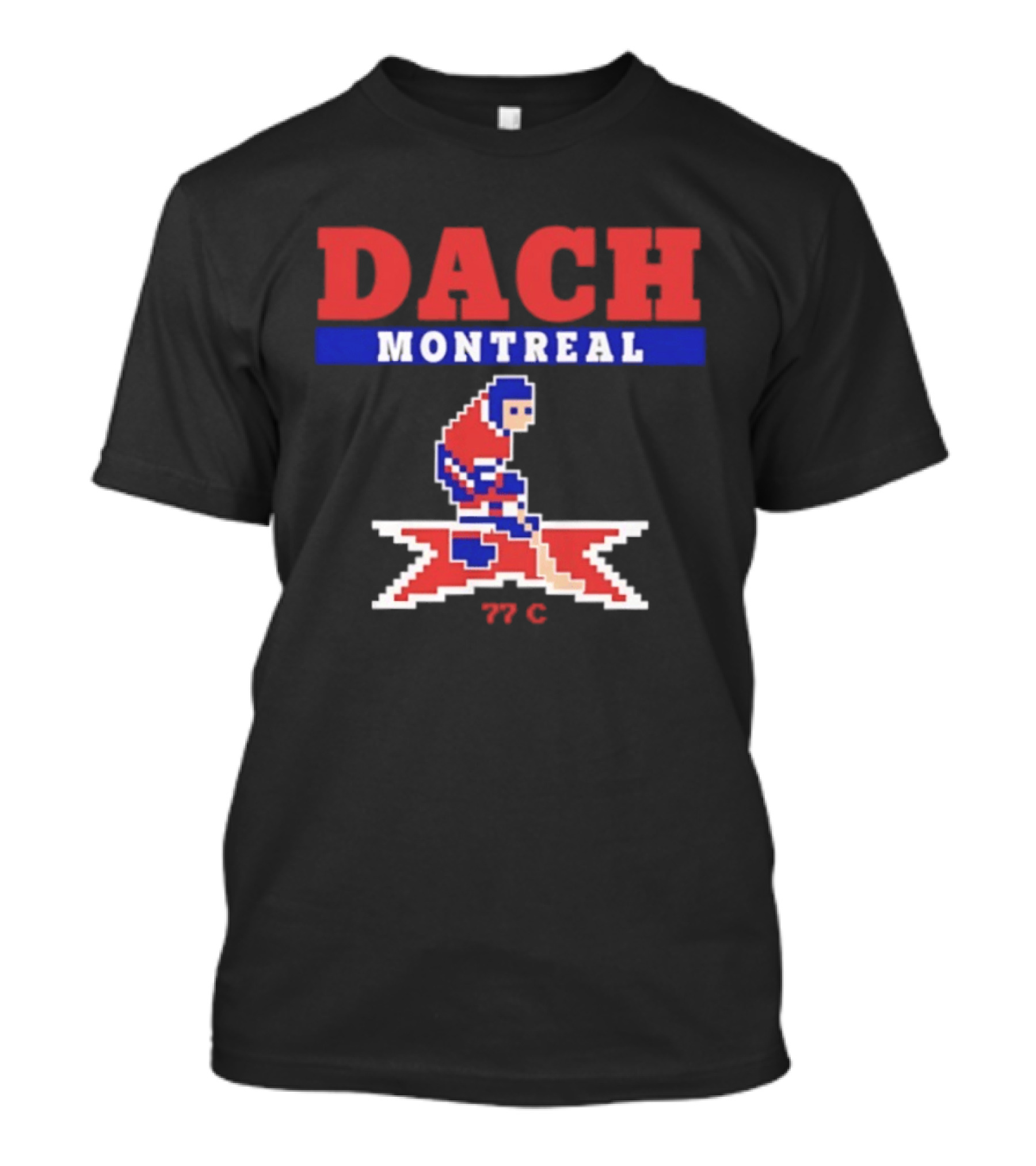 Kirby Dach Montreal 77 C Hockey Canadiens Iconic Athlete T-Shirt