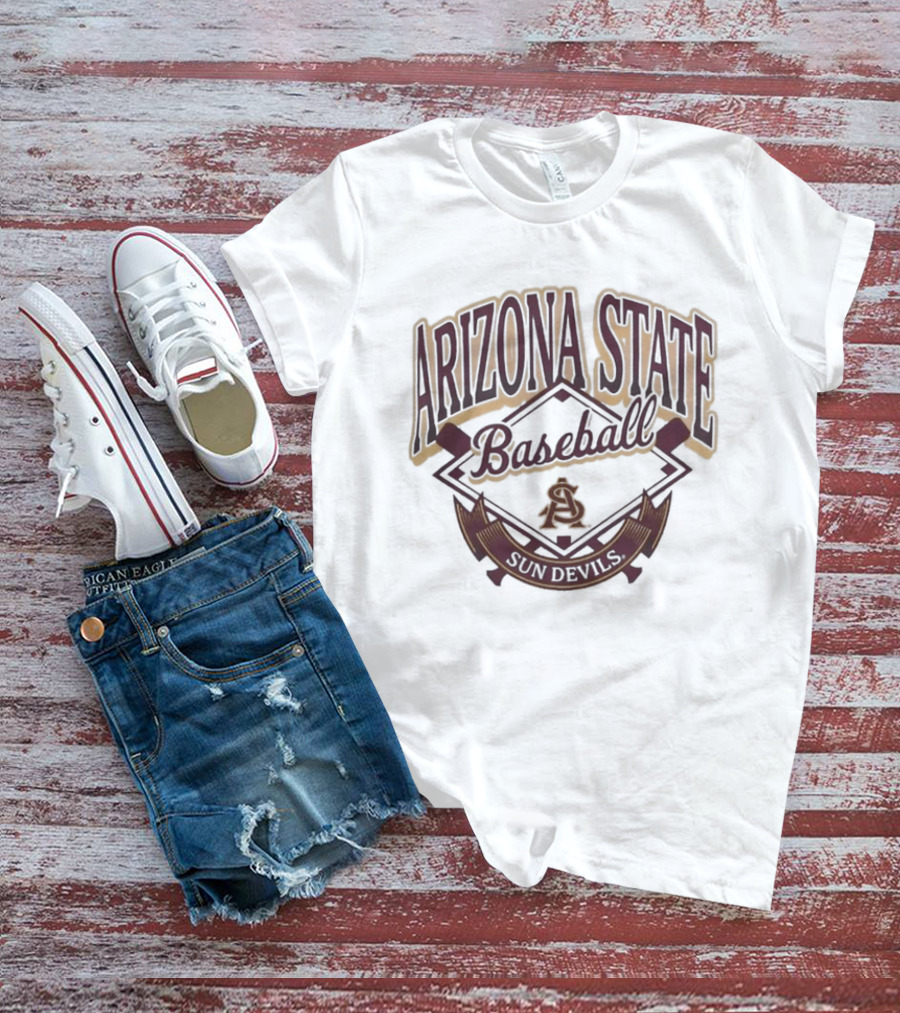 Arizona State Sun Devils Baseball 2026 White T-Shirt