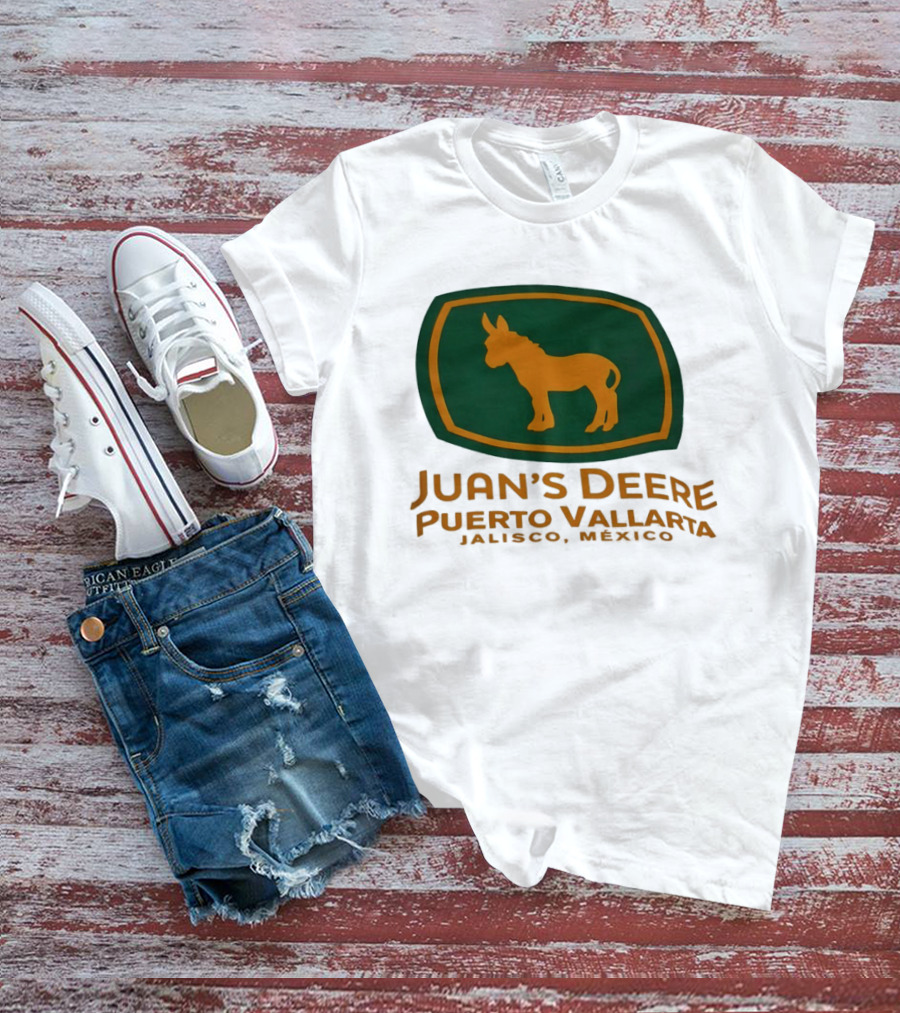 Juan's Deere Puerto Vallarta Jalisco Mexico Donkey T-Shirt