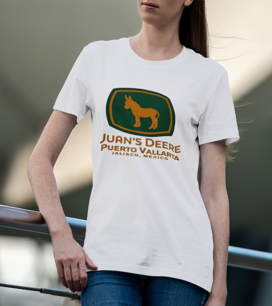 Juan's Deere Puerto Vallarta Jalisco Mexico Donkey T-Shirt