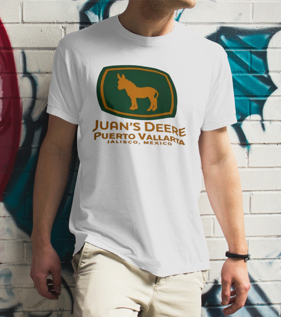 Juan's Deere Puerto Vallarta Jalisco Mexico Donkey T-Shirt