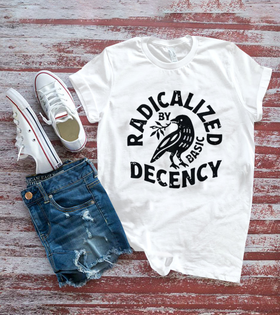 Radicalized By Decency Basic Raven T-Shirt