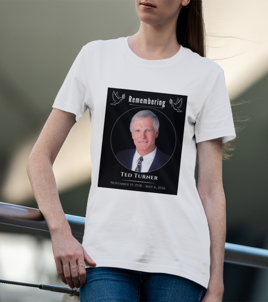 Ted Turner Memorial November 19 1938 May 6 2026 T-Shirt