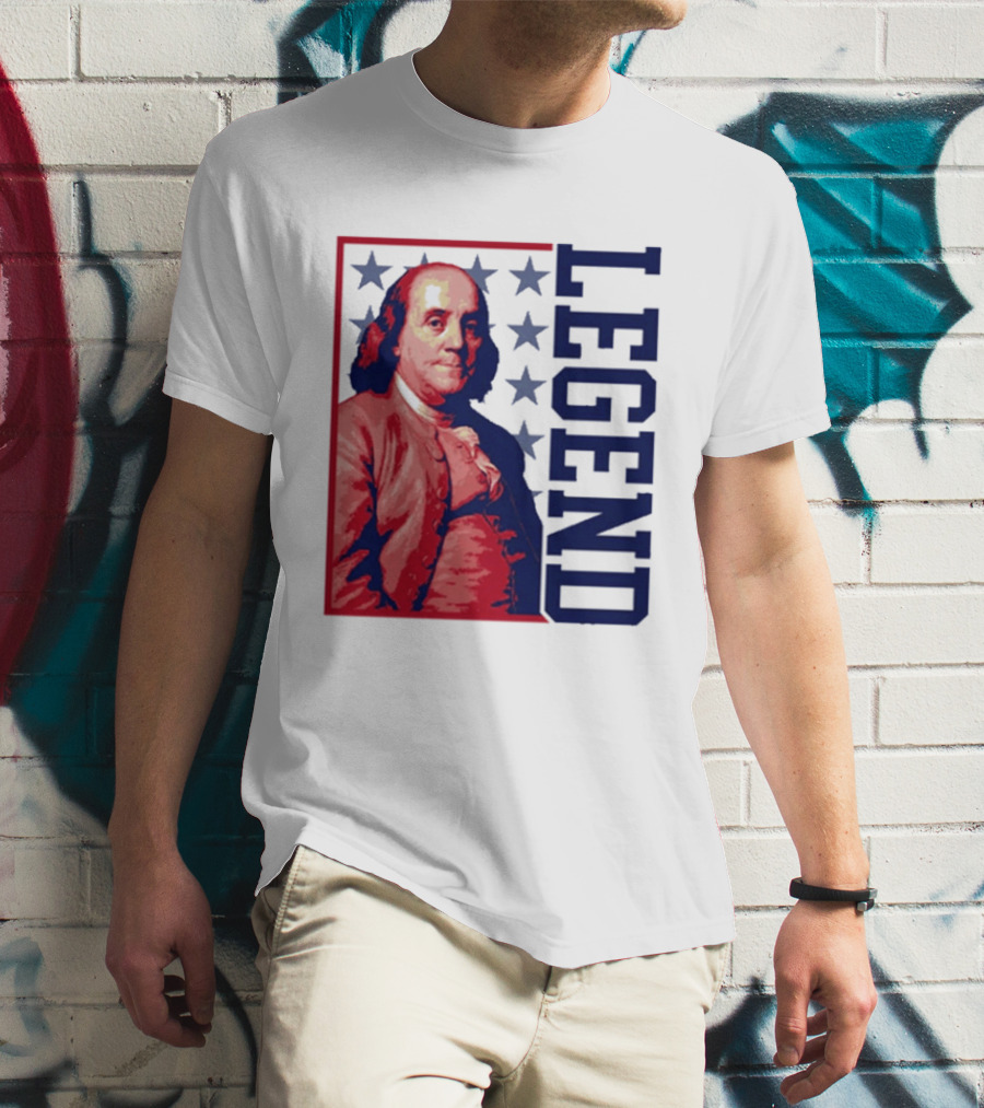 Legend Benjamin Franklin Stars T-Shirt